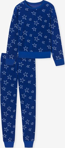 SCHIESSER Nachtkledij ' Teens Nightwear ' in Blauw: voorkant