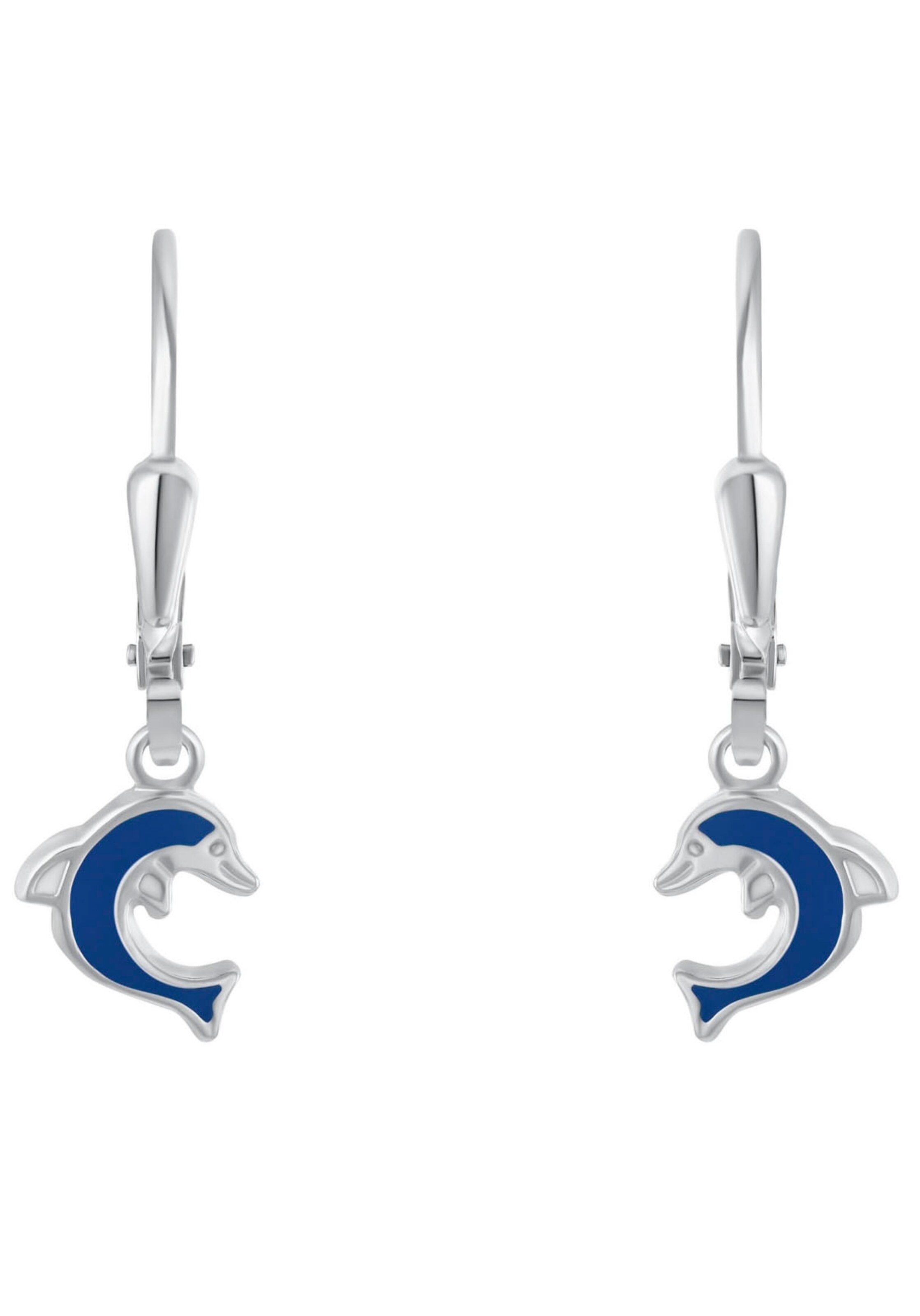 AMOR Earrings in Silver: front