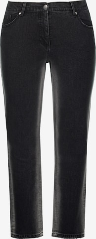 Ulla Popken Regular Jeans 'Sammy' in Black: front