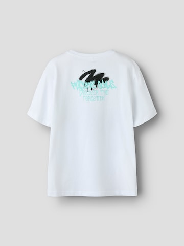 NAME IT Μπλουζάκι σε λευκό