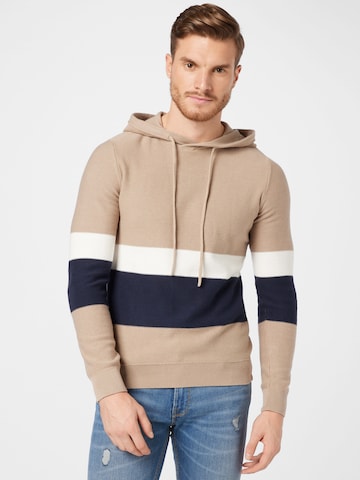 JACK & JONES Pullover 'ROSS' in Braun: predná strana