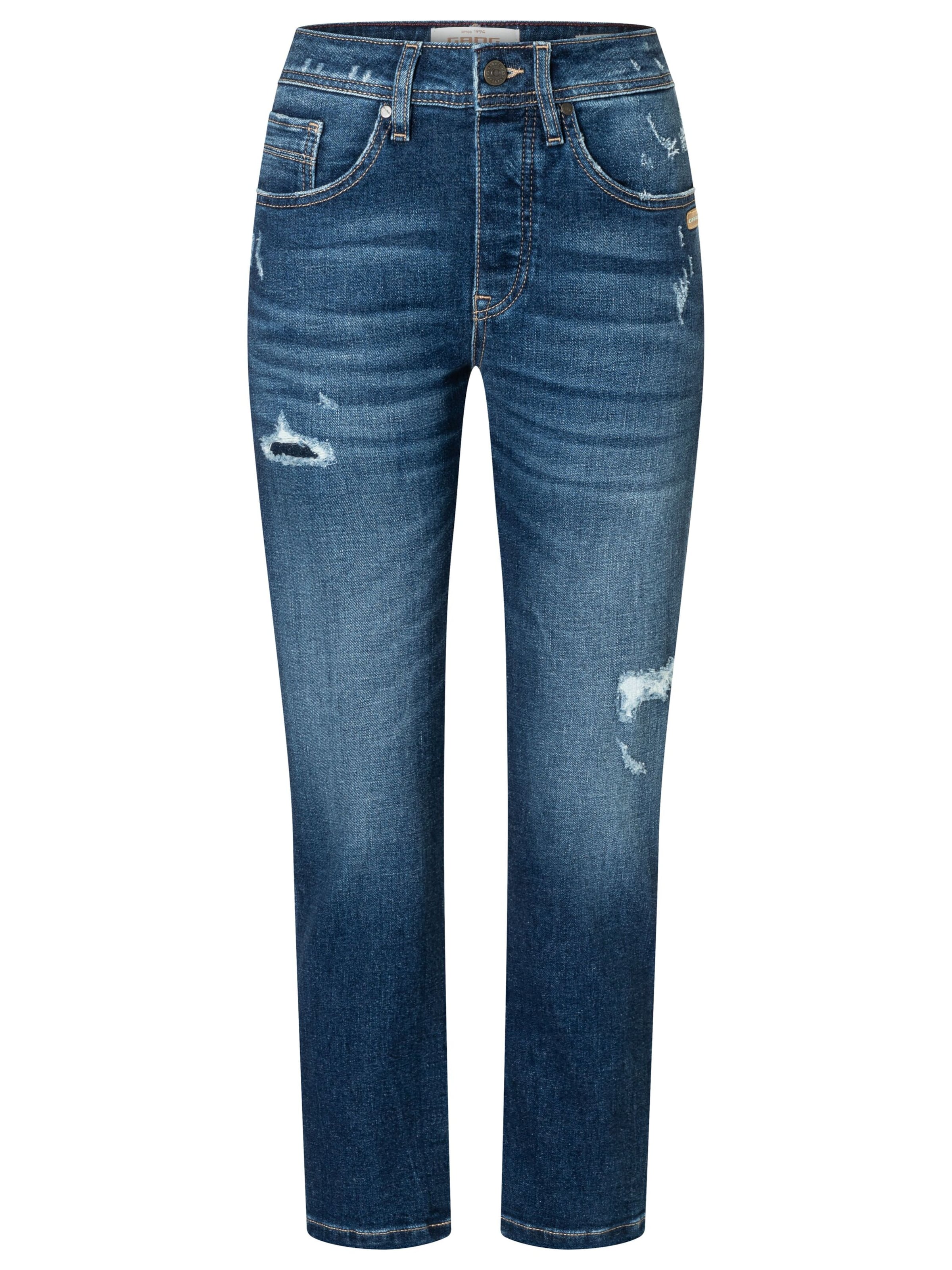 Effilé Jean '94NICA CROPPED ' Gang en bleu : devant