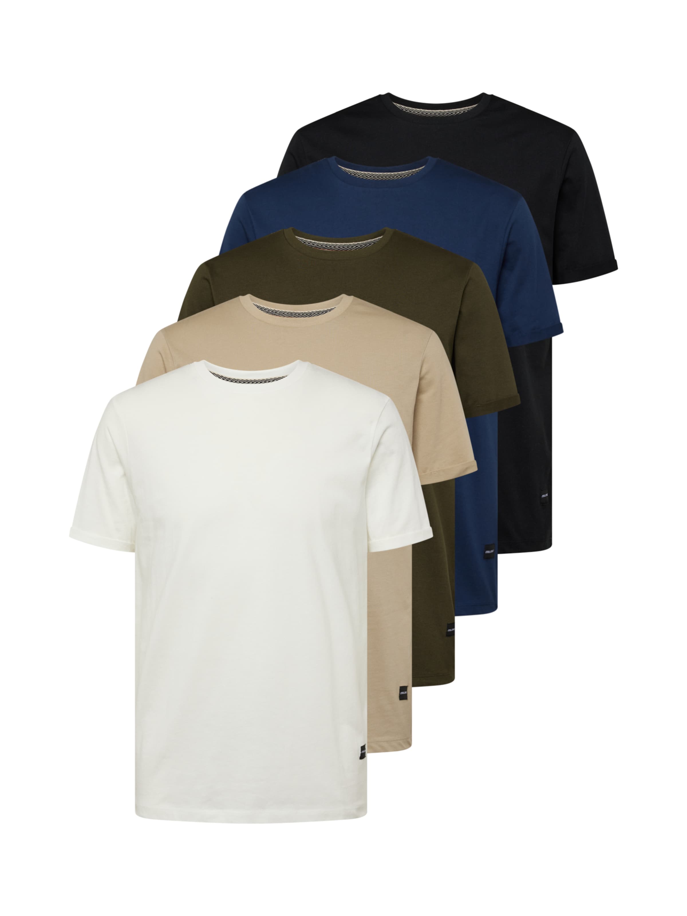 BLEND T-Shirt in Beige: Vorderseite