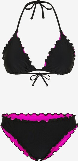 CHIEMSEE Bikini in pink / schwarz, Produktansicht