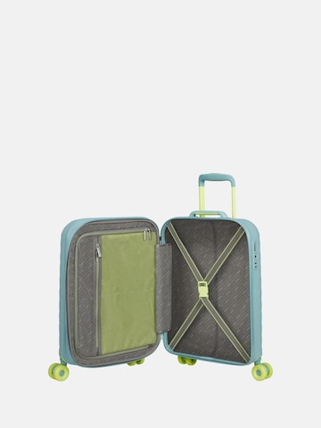 American Tourister Trolley 'NEOVIBE/SPINNER 55/20' in Groen