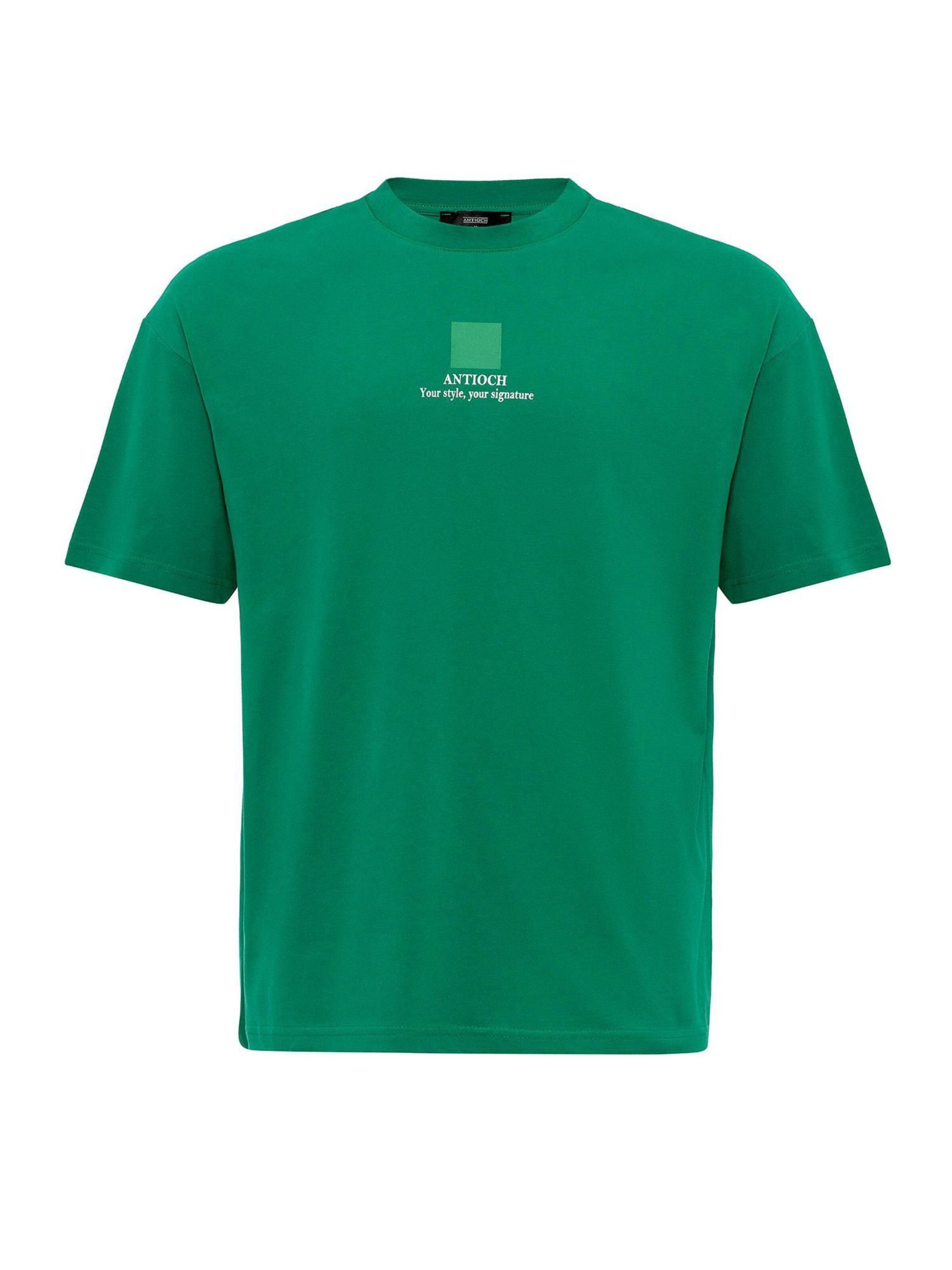 T-Shirt Antioch en vert : devant