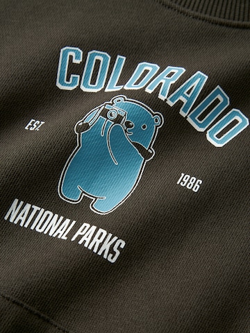 NAME IT Sweatshirt 'NMMVODER' in Brown