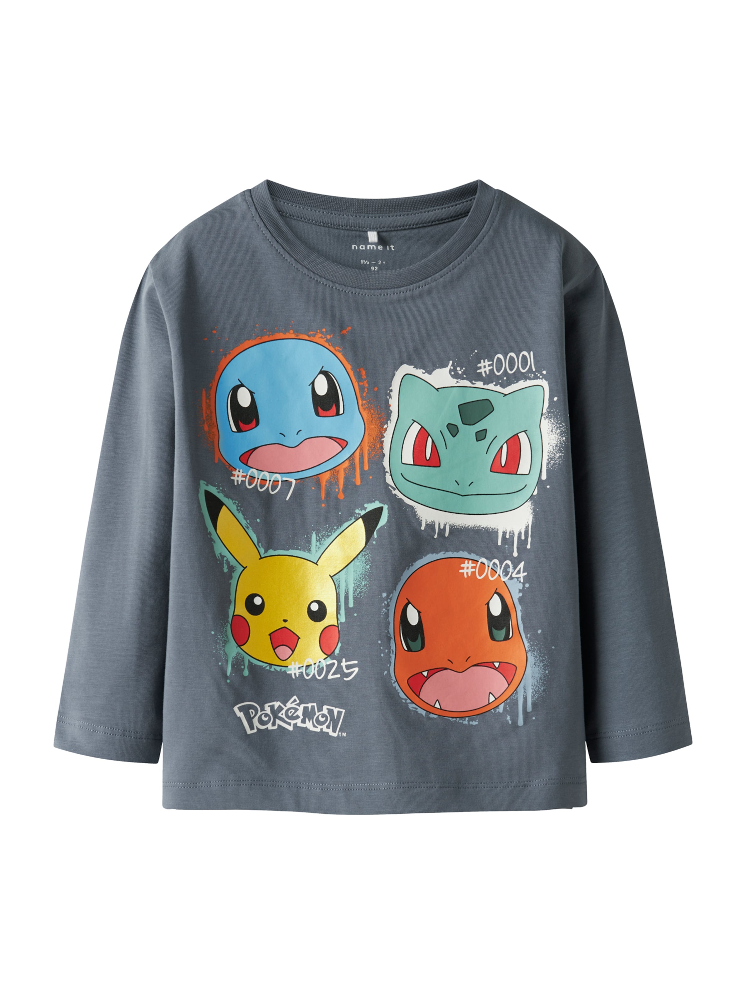 NAME IT - Camiseta 'NMMNor Pokemon' en azul: frente