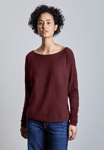 STREET ONE Dolman Pullover in Rot: Vorderseite