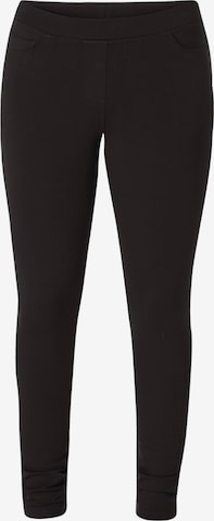 BASE LEVEL CURVY Skinny Leggings 'Arnika' in Schwarz: predná strana