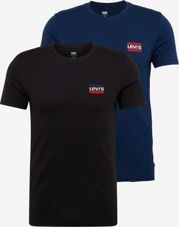 LEVI'S ® - Camiseta 'Crewneck Graphic' en azul: frente