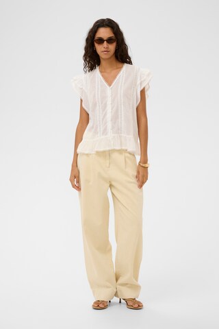SOAKED IN LUXURY Blouse 'Runa' in White