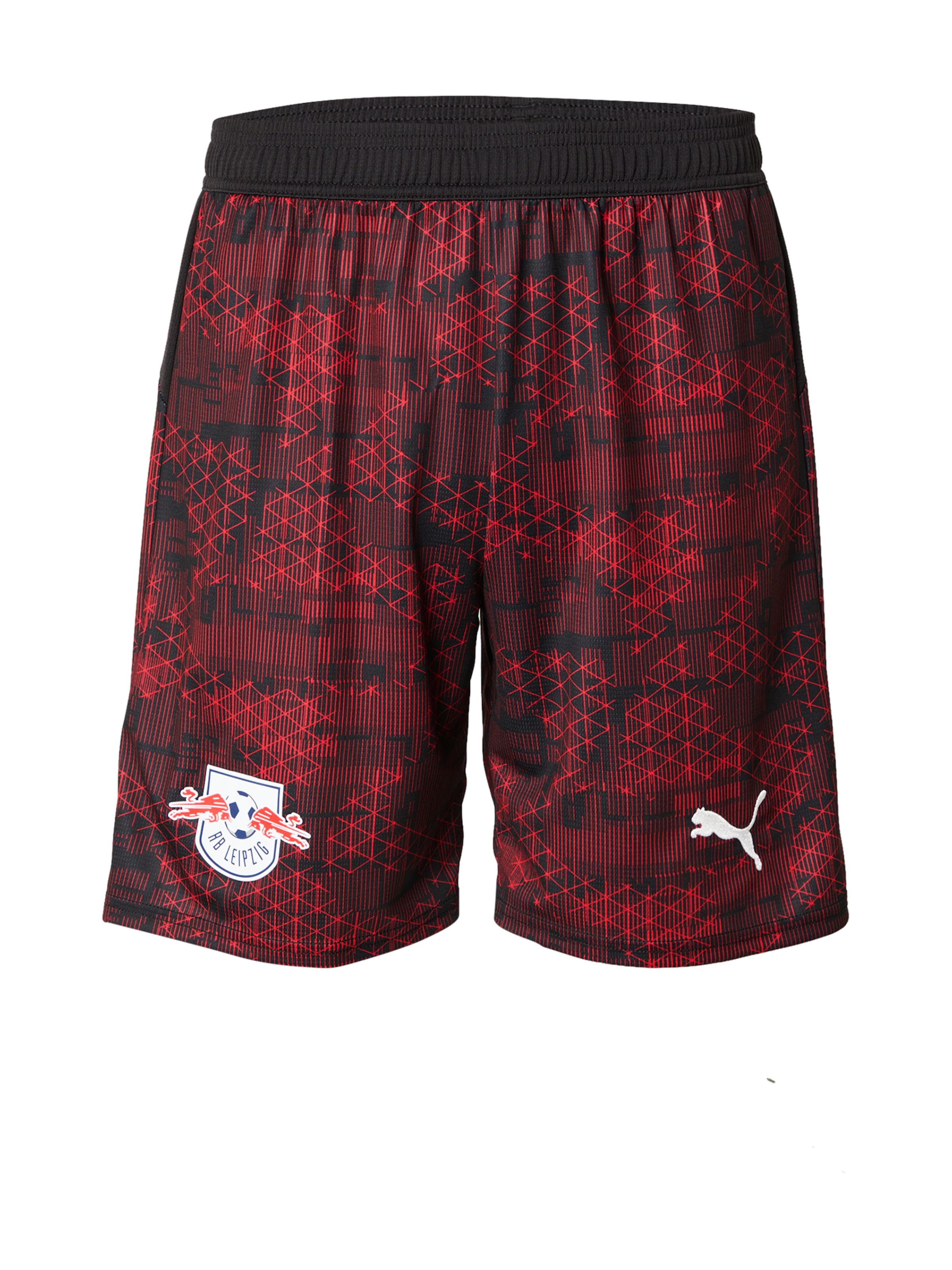 melns PUMA Standarta Sporta bikses 'RB Leipzig 25/26': no priekšpuses