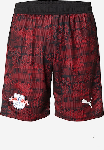 PUMA Normalny krój Spodnie sportowe 'RB Leipzig 25/26' w kolorze czarny: przód