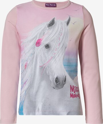 Miss Melody Langarmshirt in Pink: front
