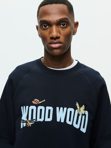 Felpa 'WWHester' di WOOD WOOD in blu