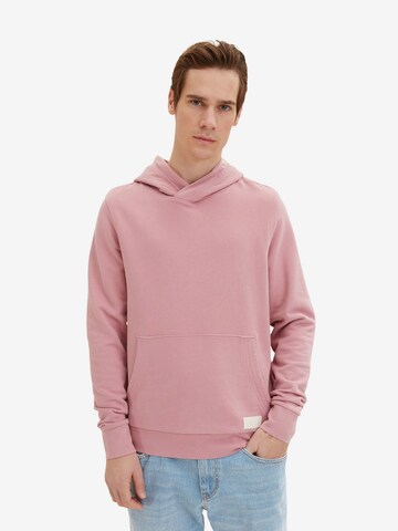 TOM TAILORSweater majica - roza boja: prednji dio