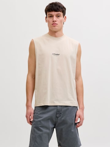 JACK & JONES Shirt in Beige: front