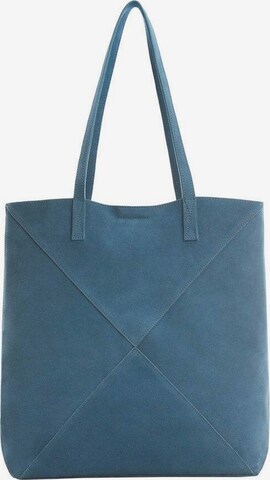 MANGO Shopper 'Carbo' in Blue: front