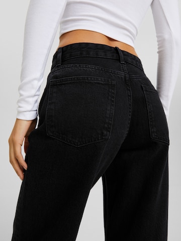 Wide leg Jeans di Bershka in nero