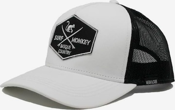Surf Monkey Sportpet in Wit: voorkant