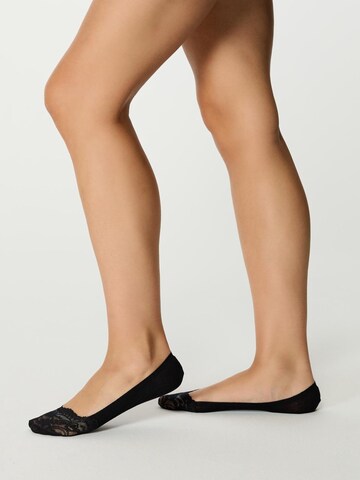 Chaussettes de sport C&City en noir : devant