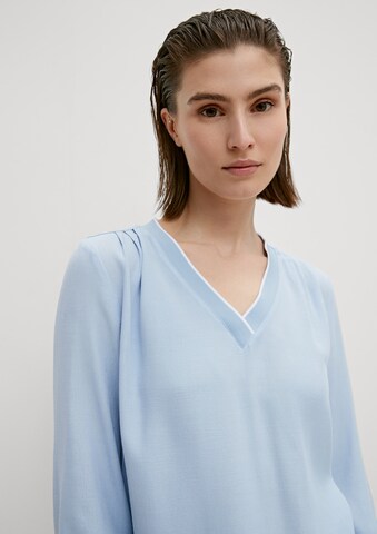 comma casual identity Bluse in Blau