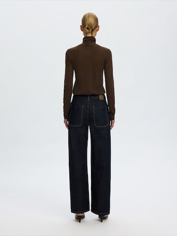 SELECTED - Pullover 'VENDY' em castanho