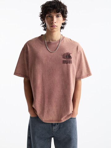 Pull&Bear T-shirt i röd