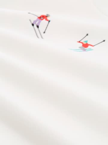 Sweat-shirt TOM TAILOR DENIM en blanc