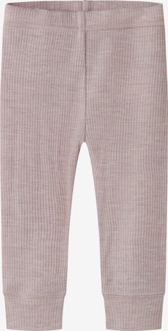 NAME IT Leggings 'NBNWAX' - lila: elől