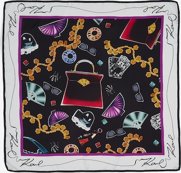 Karl Lagerfeld Scarf 'Archive' in Mixed colours: front