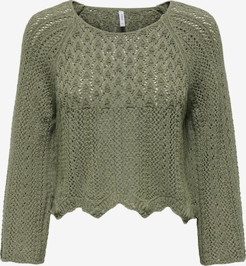 ONLY Sweater 'Nola' in Green: front