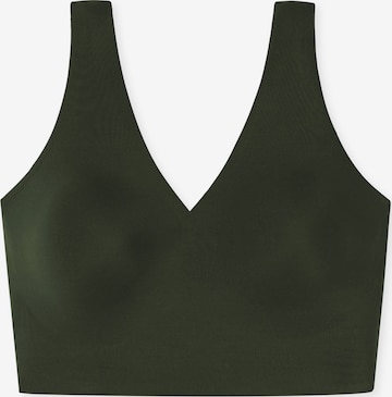 SCHIESSER Bra ' Invisible Soft ' in Green: front