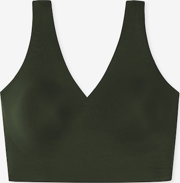 SCHIESSER Regular Bra ' Invisible Soft ' in Green: front