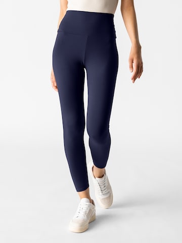 Les Lunes Skinny Leggings 'Luna' i blå: forside