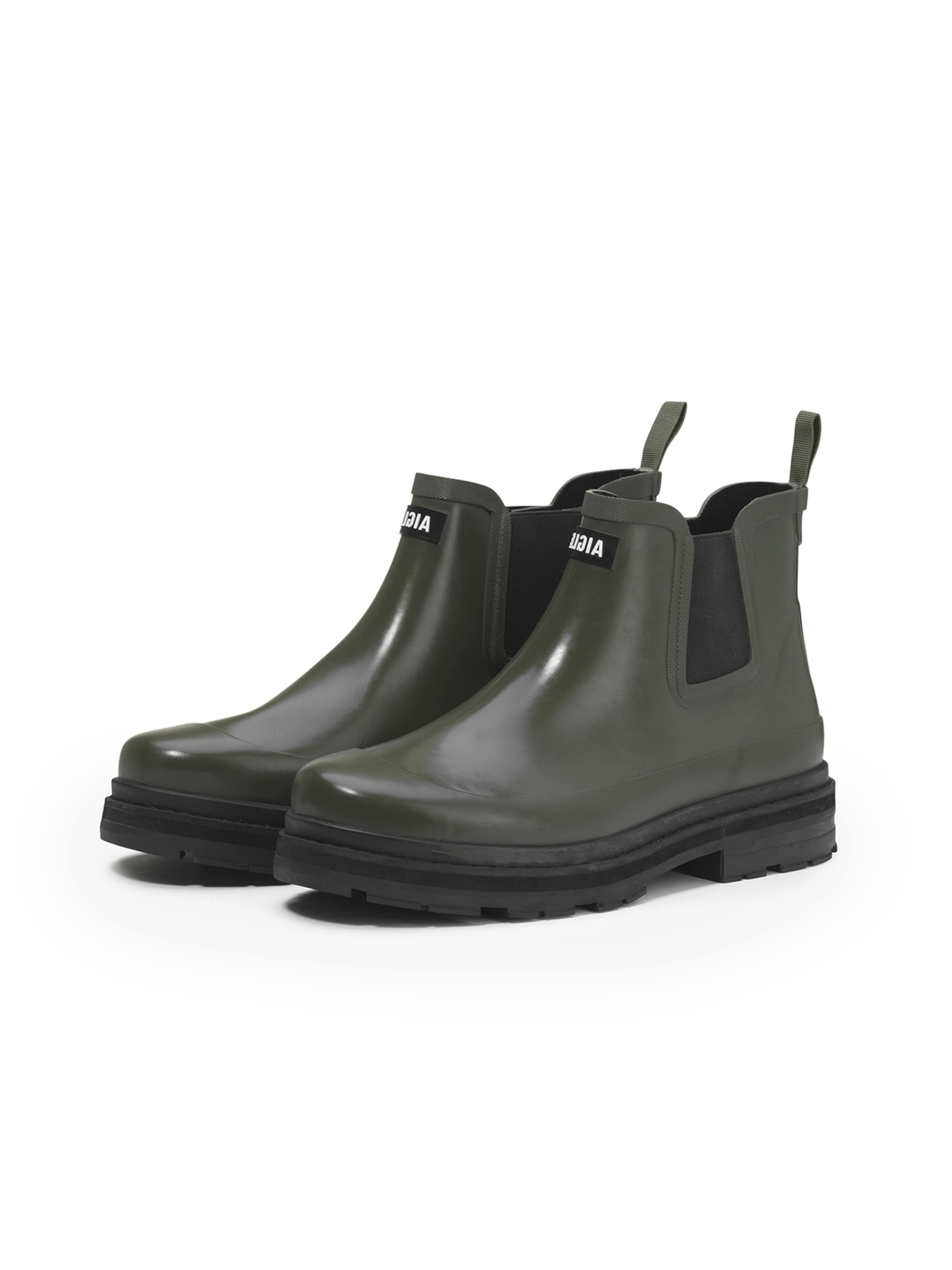 AIGLE Stiefeletten ' SOFT RAIN ' in Grün