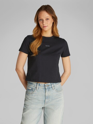 Maglietta di Calvin Klein Jeans in nero: frontale