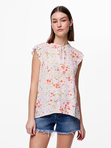 PIECES Bluse 'PCARine' in Weiß: Vorderseite