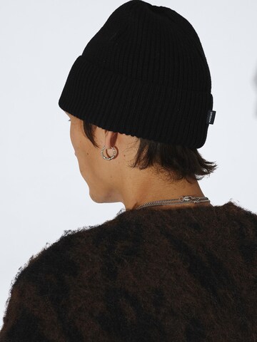 Dr. Denim Mütze 'Ynxx Beanie'‌‌‌‌ in Schwarz