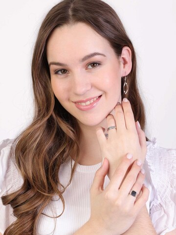 Lucardi Ring in Silber: Vorderseite