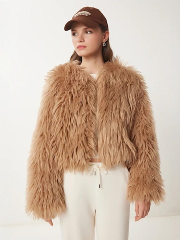 Happiness İstanbul Between-season jacket in Beige: front