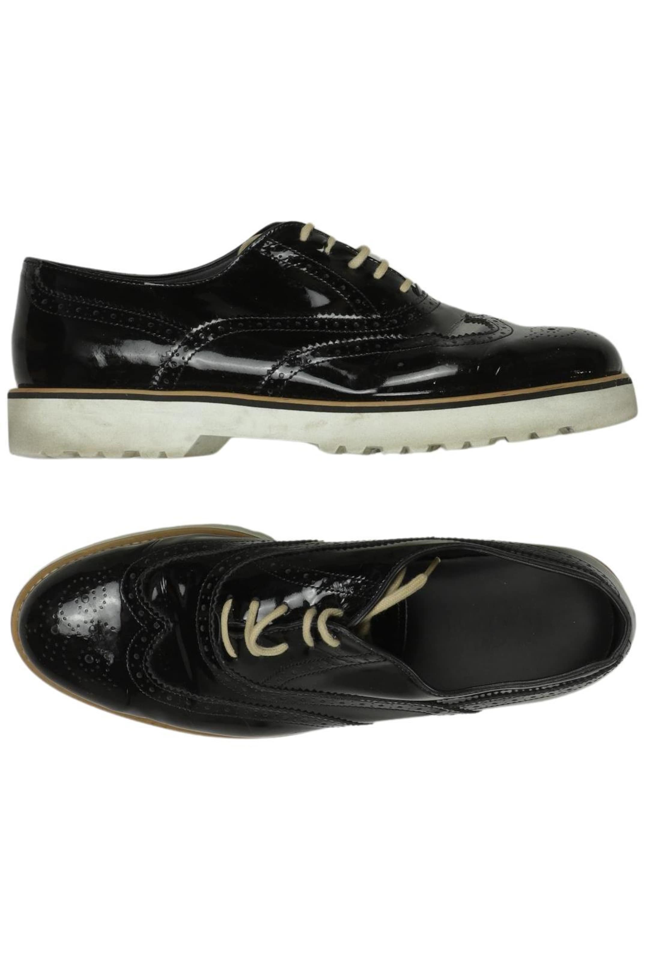 HOGAN Flats & Loafers in 40 in Black: front