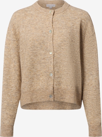 Marie Lund Strickjacke in Braun: Vorderseite
