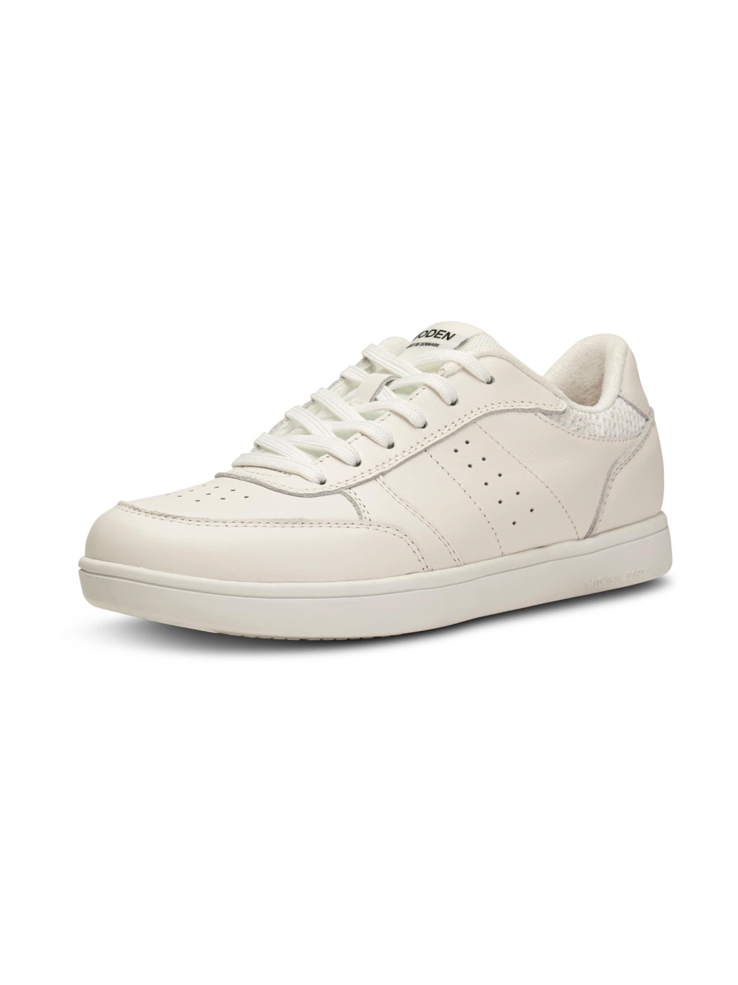 WODEN Platform trainers 'Bjork' in White: front