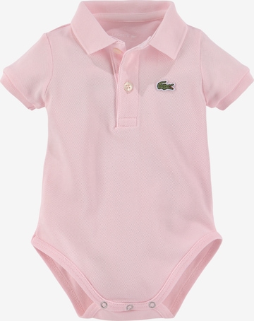 LACOSTE Romper/Bodysuit in Pink: front