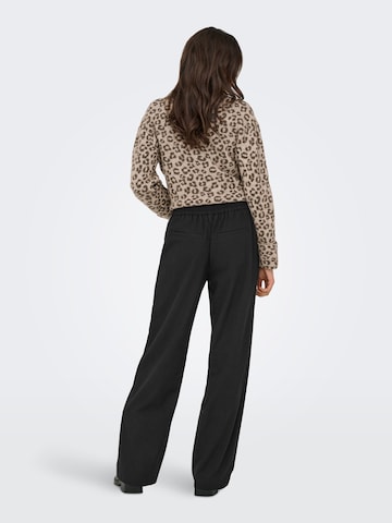 Wide Leg Pantalon 'ONLGIA' ONLY en noir