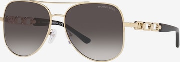 MICHAEL Michael Kors Zonnebril '0MK1121 58 10148G' in Goud: voorkant