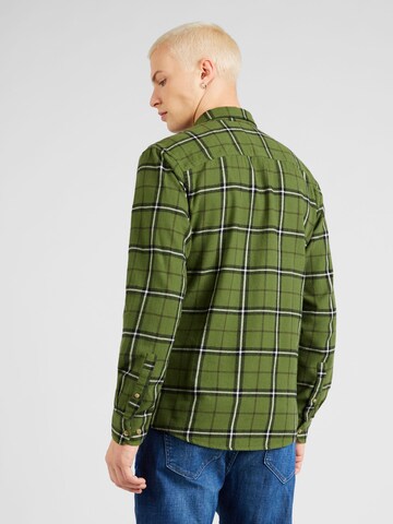 Only & Sons Slim fit Button Up Shirt 'ONSRal' in Green