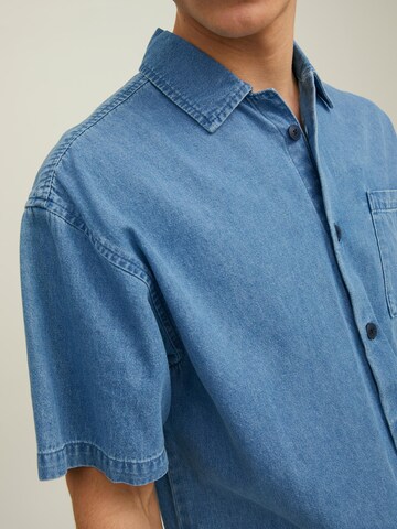 Coupe regular Chemise 'Leo' JACK & JONES en bleu